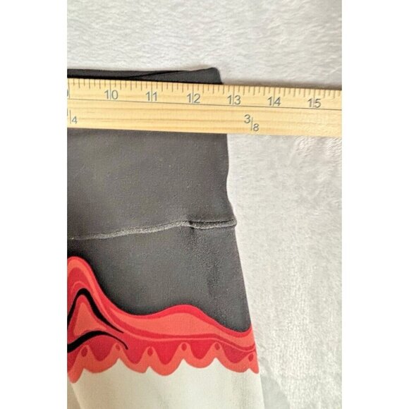 EVA VARRO Women's Yoga Pants SZ M Multi Color Double Layer Athletic Leggings - Picture 4 of 8